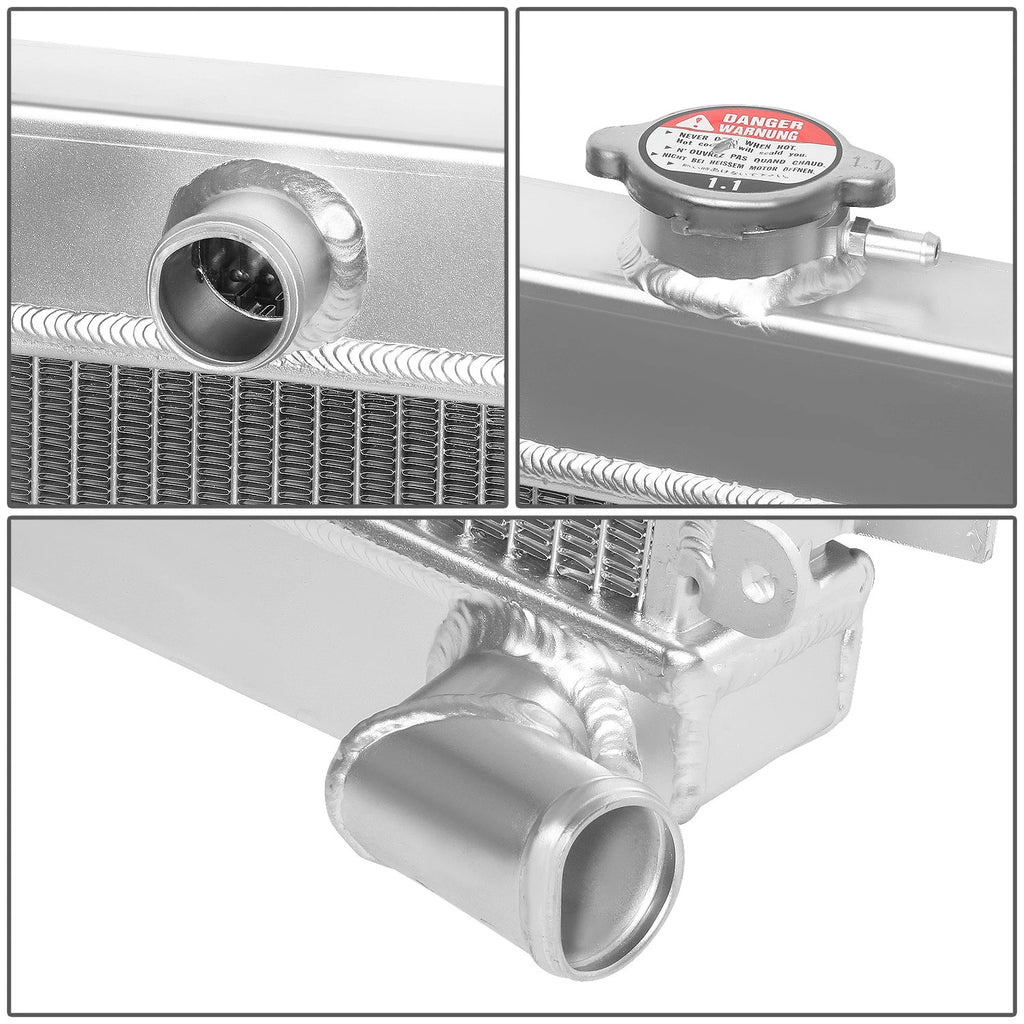 3-Row Full Aluminum Radiator for Datsun 510 SRL311/SR/521 (1968–1973)