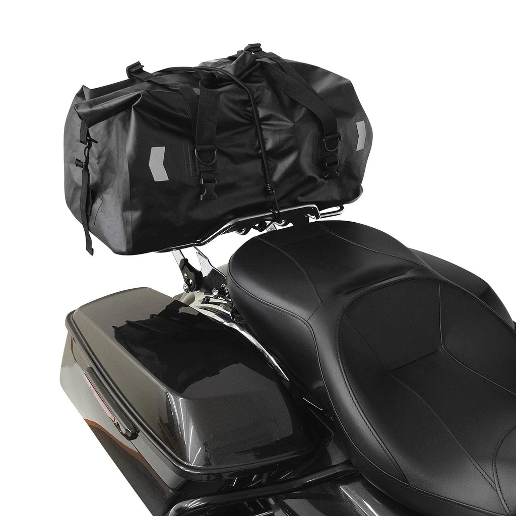 Chrome Quick Release Luggage Rack for Harley Touring Street Glide (2014–2025)