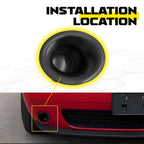 2X Fog Light Covers for Dodge Challenger SRT Hellcat (2015–2022) CH1038212 EXV
