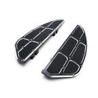 2X Black Footpeg Floorboard for Harley Touring (1984–2015)