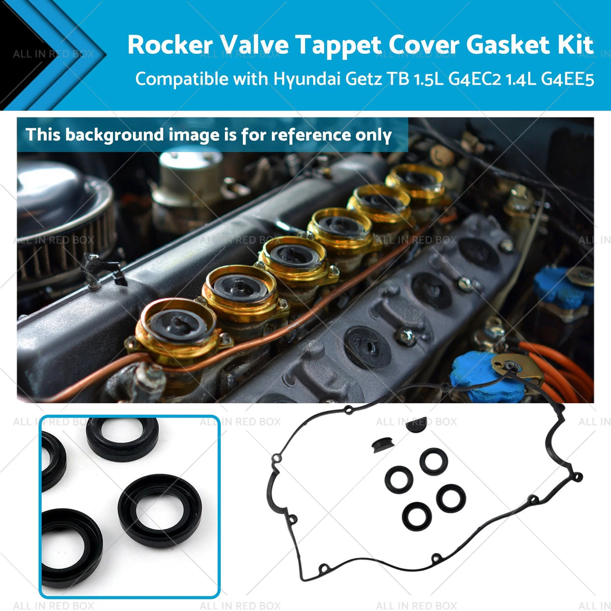 Valve Cover Gasket Kit for Hyundai Getz (2002–2011) G4EC2 G4EE5