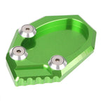 Green Side Stand Kickstand Pad for Kawasaki VERSYS 650 KLX250 (2010-2014)