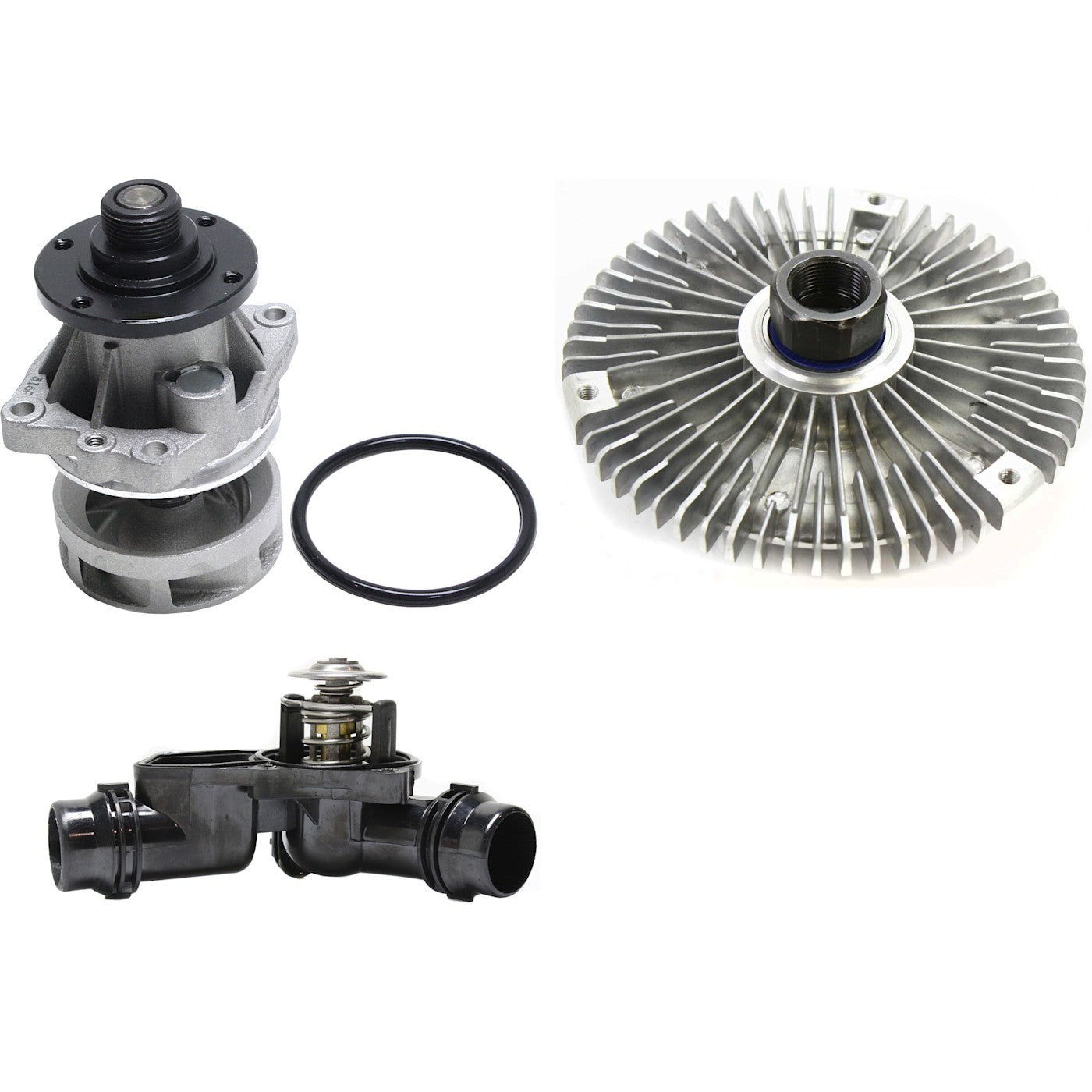Water Pump and Thermostat Housing Kit for BMW 320i 330xi 325Ci (2001–2005)