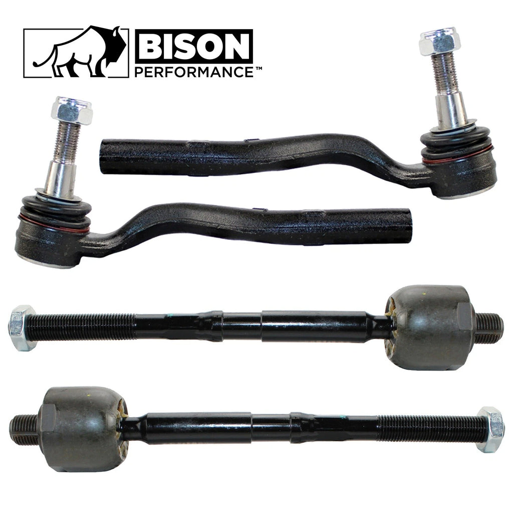 Set of 4 Inner & Outer Steering Tie Rod Ends for Mercedes W212 (2009–2016)