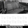 Set of 10 Rear Seat Cushion Pad Clips for Toyota Avalon Camry 