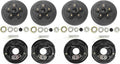 Set of 2 Trailer Hub Drum Kits 5 on 4.5" B.C. with 10" Electric Brakes 3500 lbs
