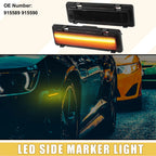 2X Front LED Side Marker Lights for Chevy Camaro (2010–2015) 915589, 718844746397