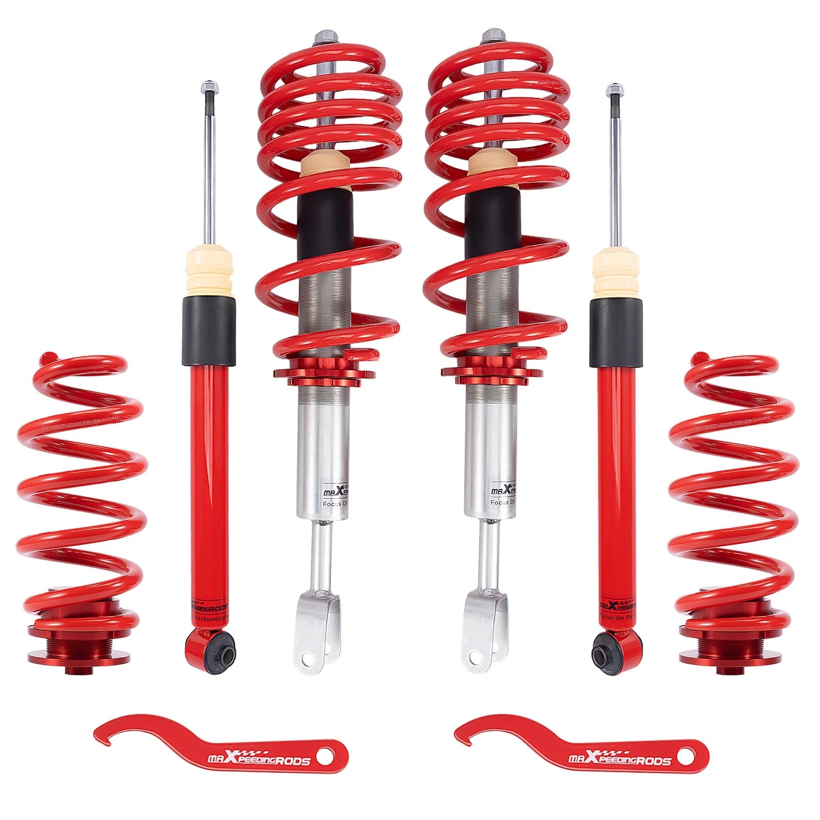 Maxpeedingrods Coilovers Lowering Coils for Audi A4 Quattro B6 B7 2002-2008
