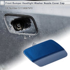 Headlight Washer Nozzle Cover Cap for BMW 320i (2012–2015) - Blue