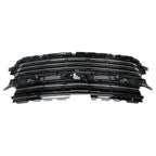 Front Bumper Upper Grille with Chrome Trim for Chevy Tahoe Suburban (2021-2022)