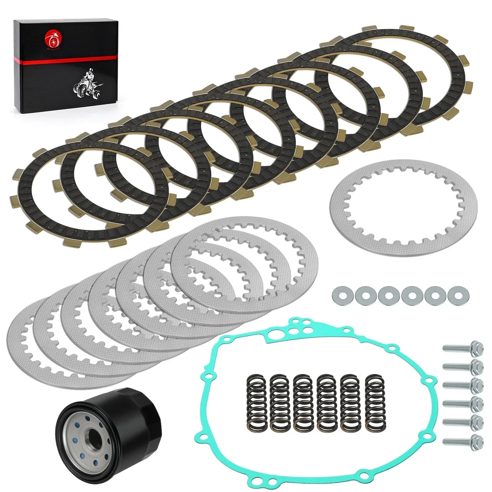 Complete Clutch Kit Heavy Duty Springs W/Gasket for Yamaha YZF-R6S (2006–2009)