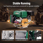 212cc 4-Stroke Gas Engine Motor for Pressure Washers (Electric Start)