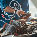 Car Leakage Test Tool with High Current Battery Clip and Low Resistance Switch