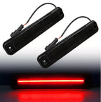 4X Smoked LED Side Marker Light for Hummer H2 (2003–2009) Front+Rear Amber+Red