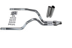2.5" Dual Exhaust Kit for Dodge Dakota (1987–1996) - Y Pipe, Clamp, Tips