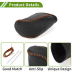 Gear Shift Knob Cover for Dodge Journey (2011–2020) Pebbled Black Brown