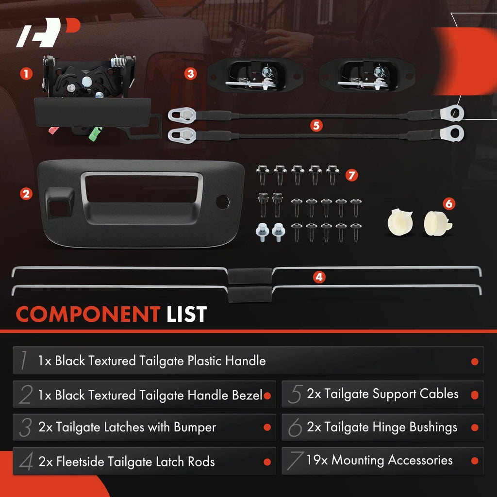 Tailgate Hardware Rebuild Kit for Chevy GMC