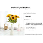 Artificial Sunflower Bouquet 13 Heads with Silk Stems