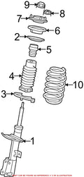 Lower Coil Spring Insulator for Dodge Journey (2009–2020) 68210979AA