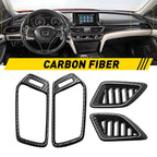 4X Air Vent Outlet Carbon Fiber Trims for Honda Accord (2018–2022)
