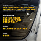 3X Door Panel Console Lid Armrest Cover for Honda Accord Sedan (2008–2012) PY