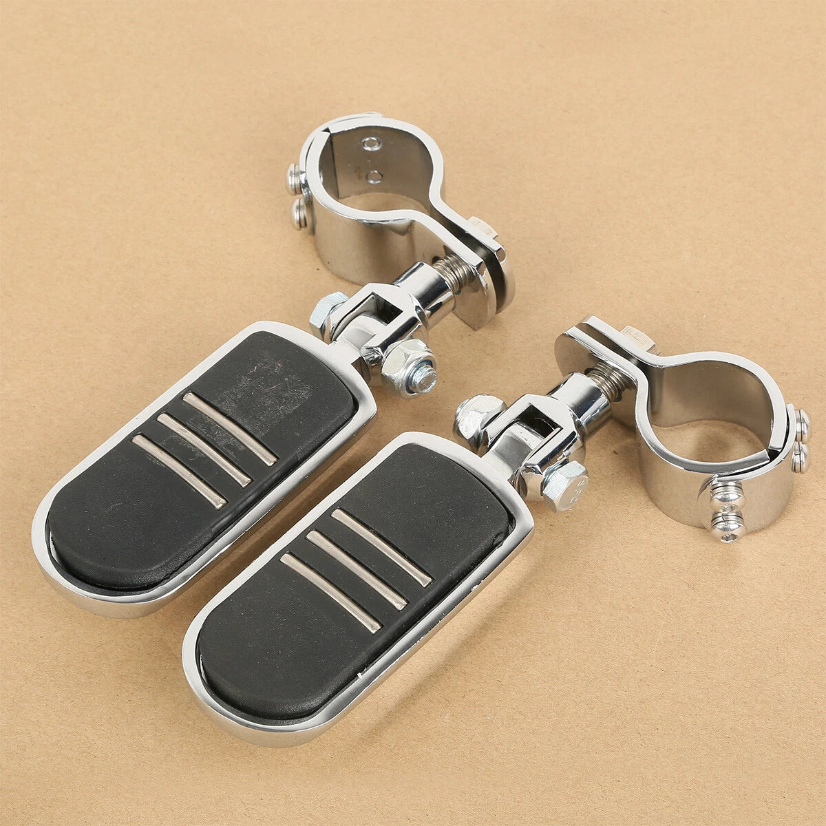 Adjustable Footpeg Footrest Pegs for Harley Touring Dyna (25-35mm)