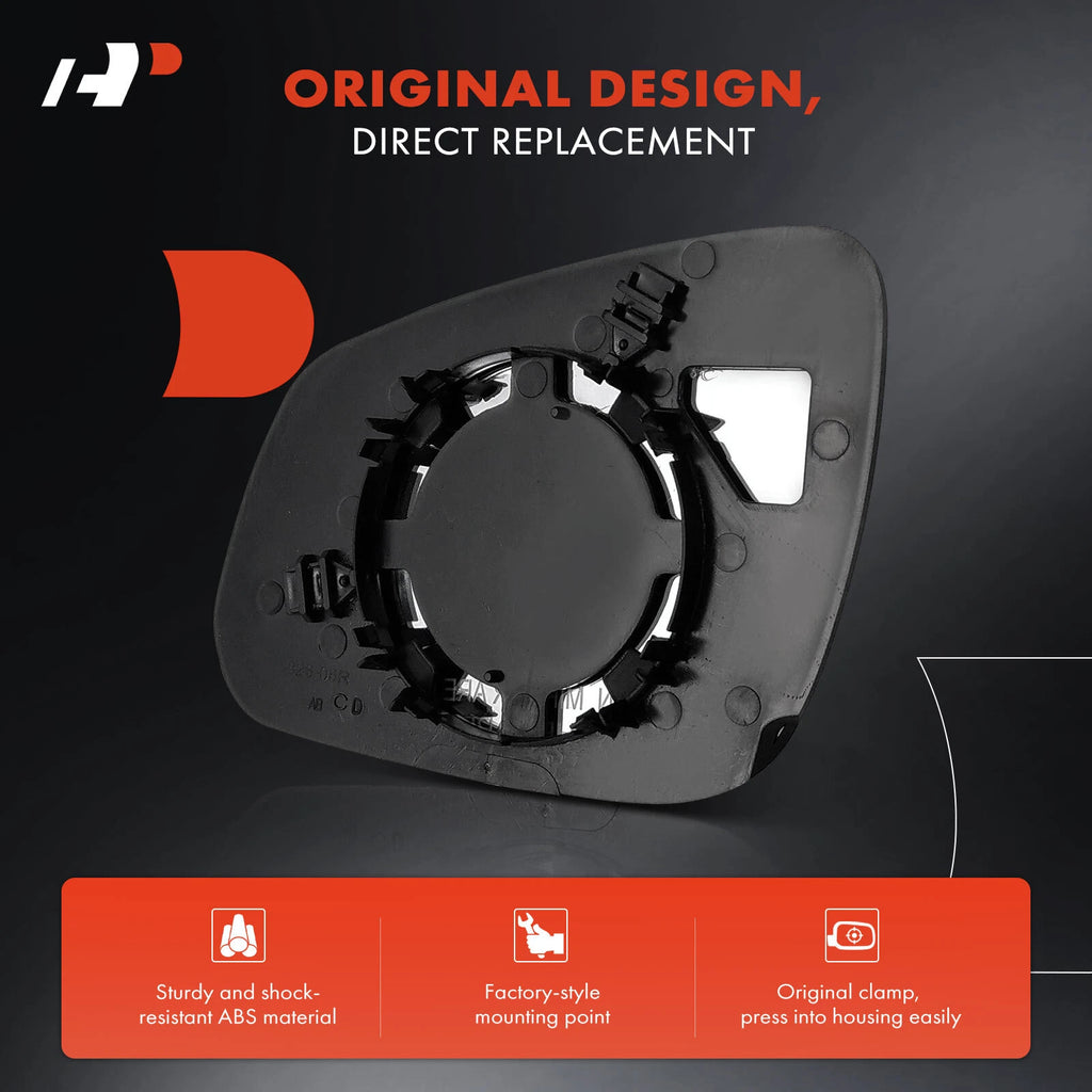 Passenger Manual Mirror Glass for Chevrolet Spark (2016-2018)