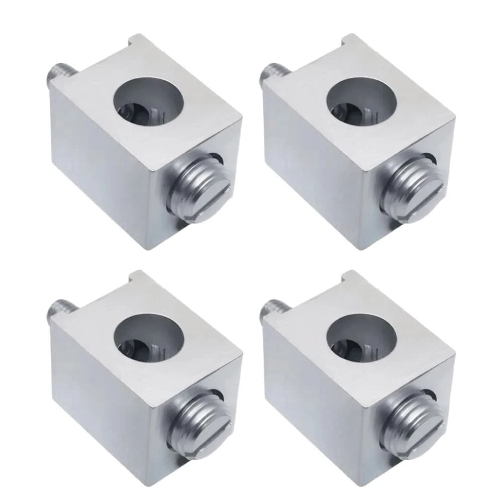 Set of 4 Aluminum Alloy Quick Connect Terminals CA10UF for Automotive