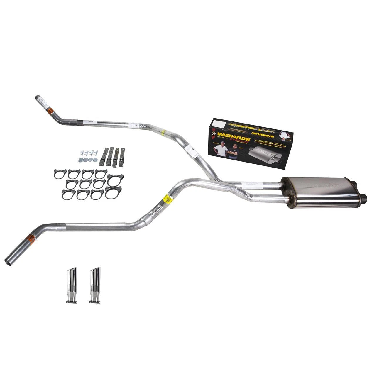 Dual Exhaust System for Chevy GMC Truck 6.0L/8.1L (2001–2006) Magnaflow RC Tip
