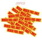 Mixed Fuel Only Sticker for Gas Gasoline Oil Can Trimmer (20)