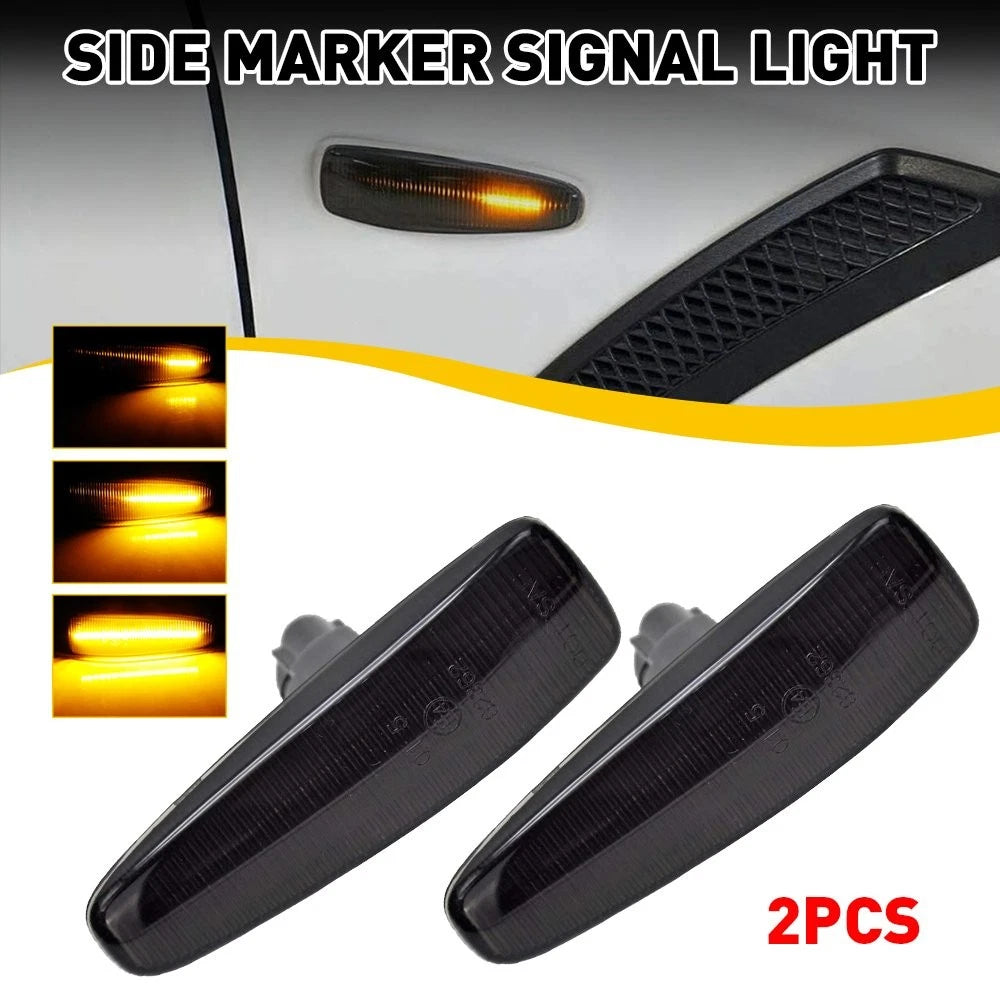 Smoked LED Side Lights Signal Lamp for Mitsubishi Lancer Evolution (2008–2015)
