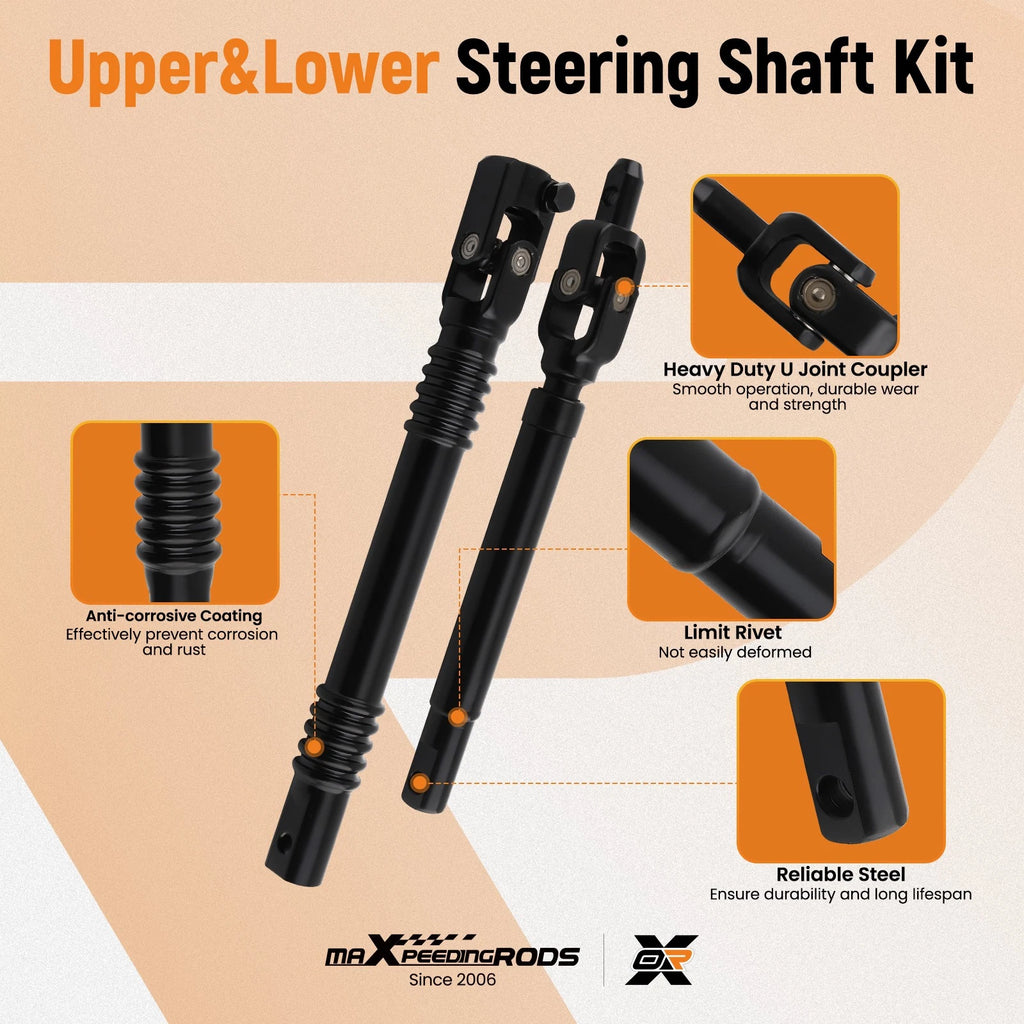 Intermediate Steering Column Shaft Kit for Chevrolet Suburban GMC 1500 2500 (1999–2006)