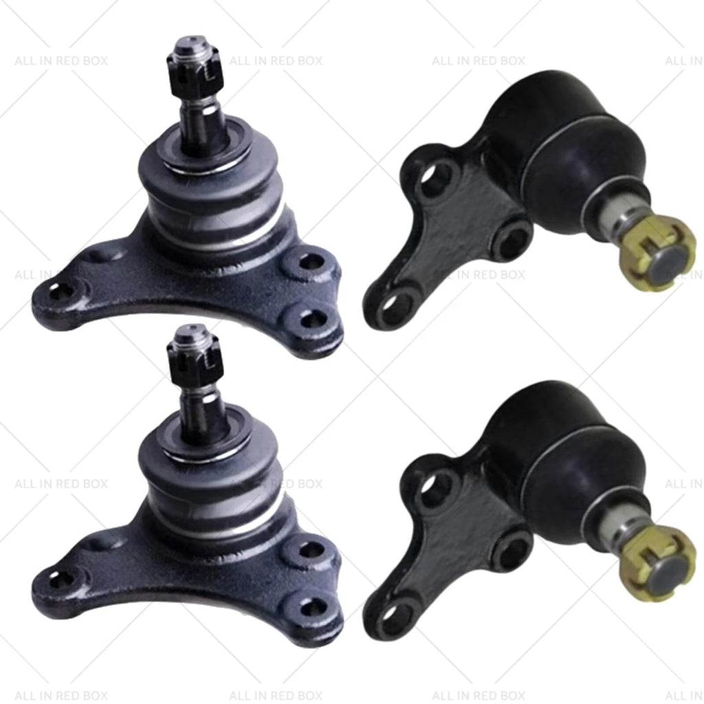 4X Lower & Upper Ball Joints for Toyota HiLux (LN85, LN86, RN85, RN90, YN85)