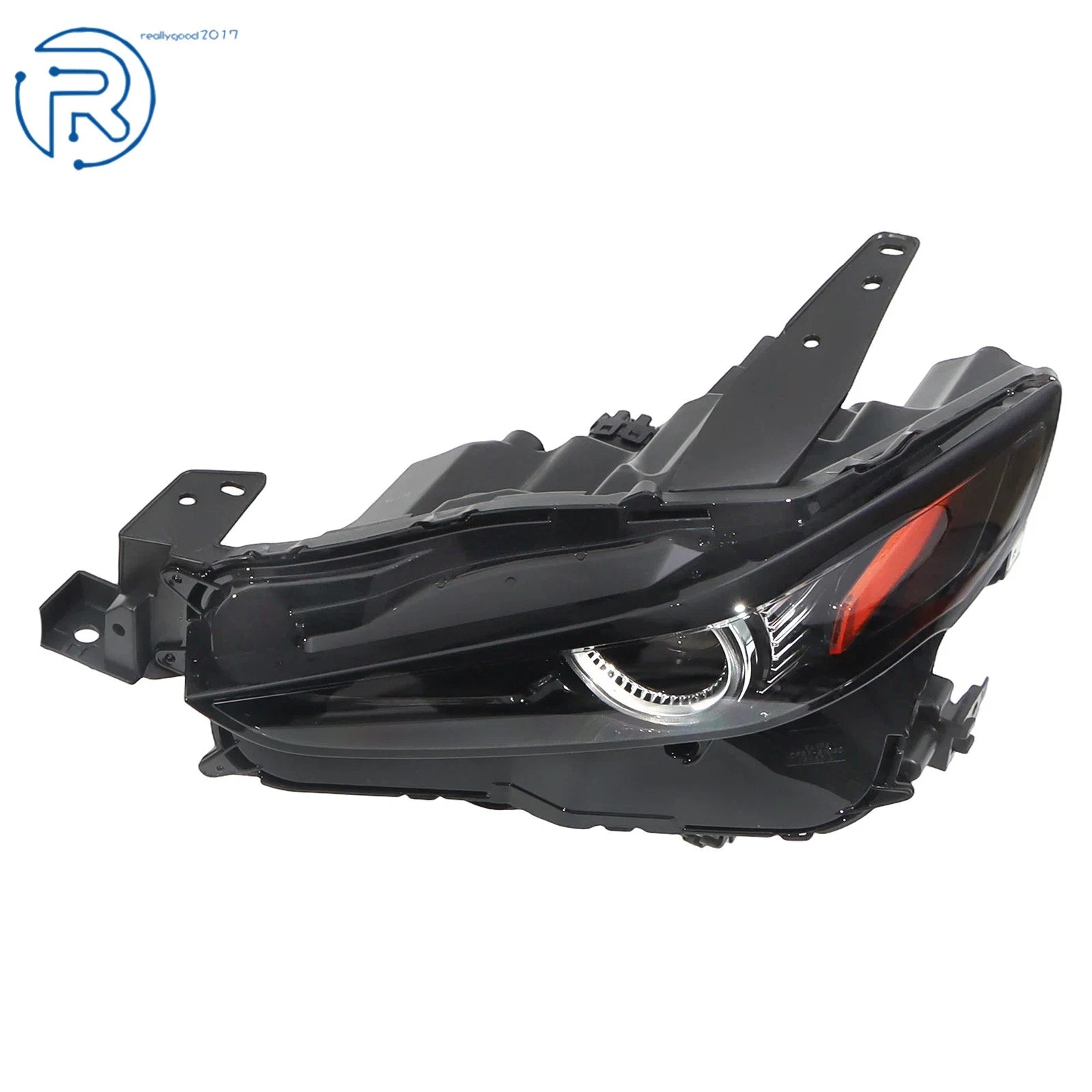 Clear Lens Full LED Headlight for Mazda CX-30 (2020–2022) Black Driver Side