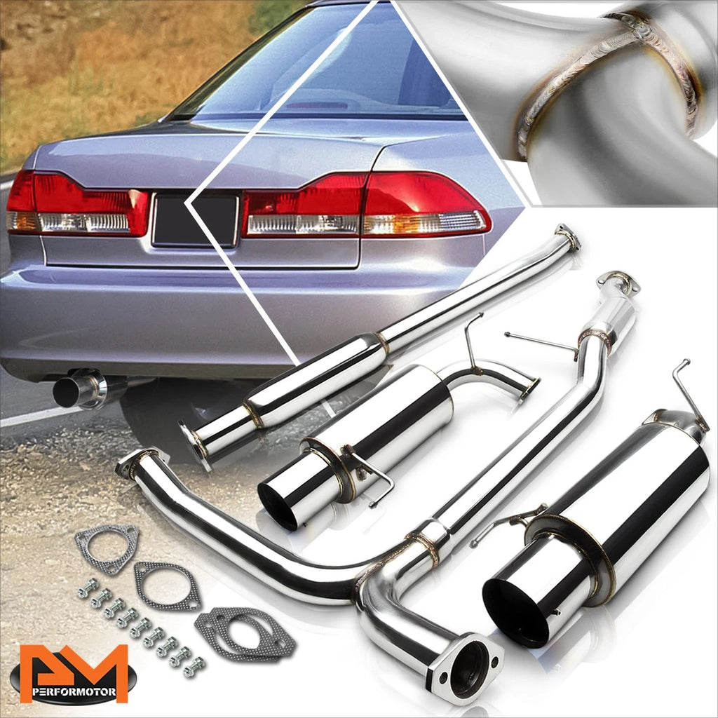 Catback Exhaust System for Honda Accord 3.0L V6 (1998–2002) - Dual 4.5" Tip