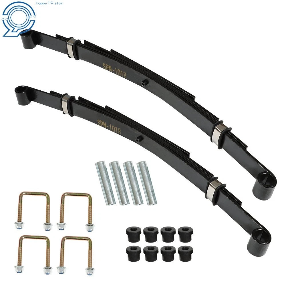 Set of 2 Heavy Duty Rear Leaf Springs for EZGO TXT (1995–2013) Golf Cart