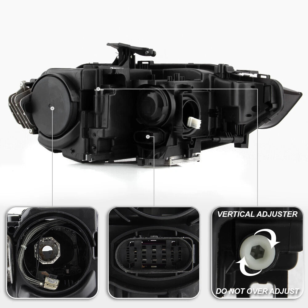 HID Xenon Headlight Projector for Audi A5 S5 (2013–2017) W/ LED DRL