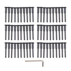 Invisible Receiver & Swage Stud Kit for Cable Rail (T316 Stainless Steel, 60 Pcs)