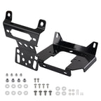 Front Winch Plate for Polaris RZR 900 EPS/S 1000 EPS (2015–2026) Black Steel