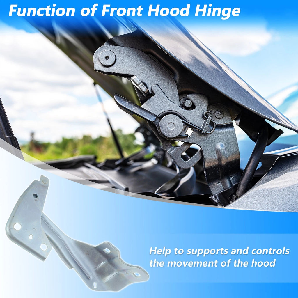 Hood Hinge Set for Ford Edge (2015–2024) No.FT4Z16796A/FT4Z16797A