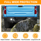 Full Width Black Steel Rear Bumper with LED for Chevy Silverado 1500 LTD (2022)