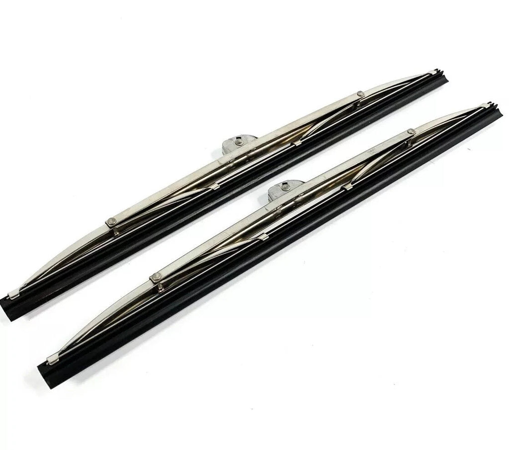 Wiper Blades Front Polished Stainless Steel Wrist Type for Pair (2011–2018)