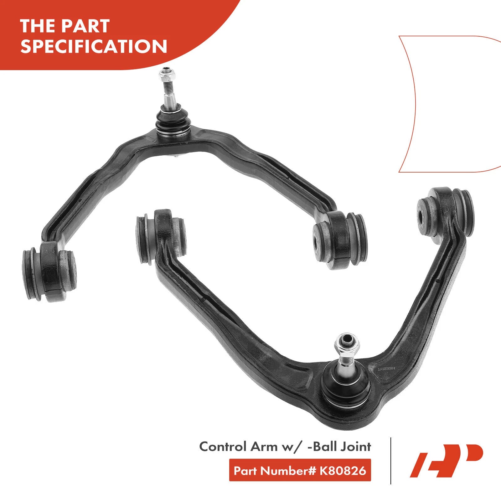 Set of 6 Front Upper Control Arm Ball Joints for Chevy GMC