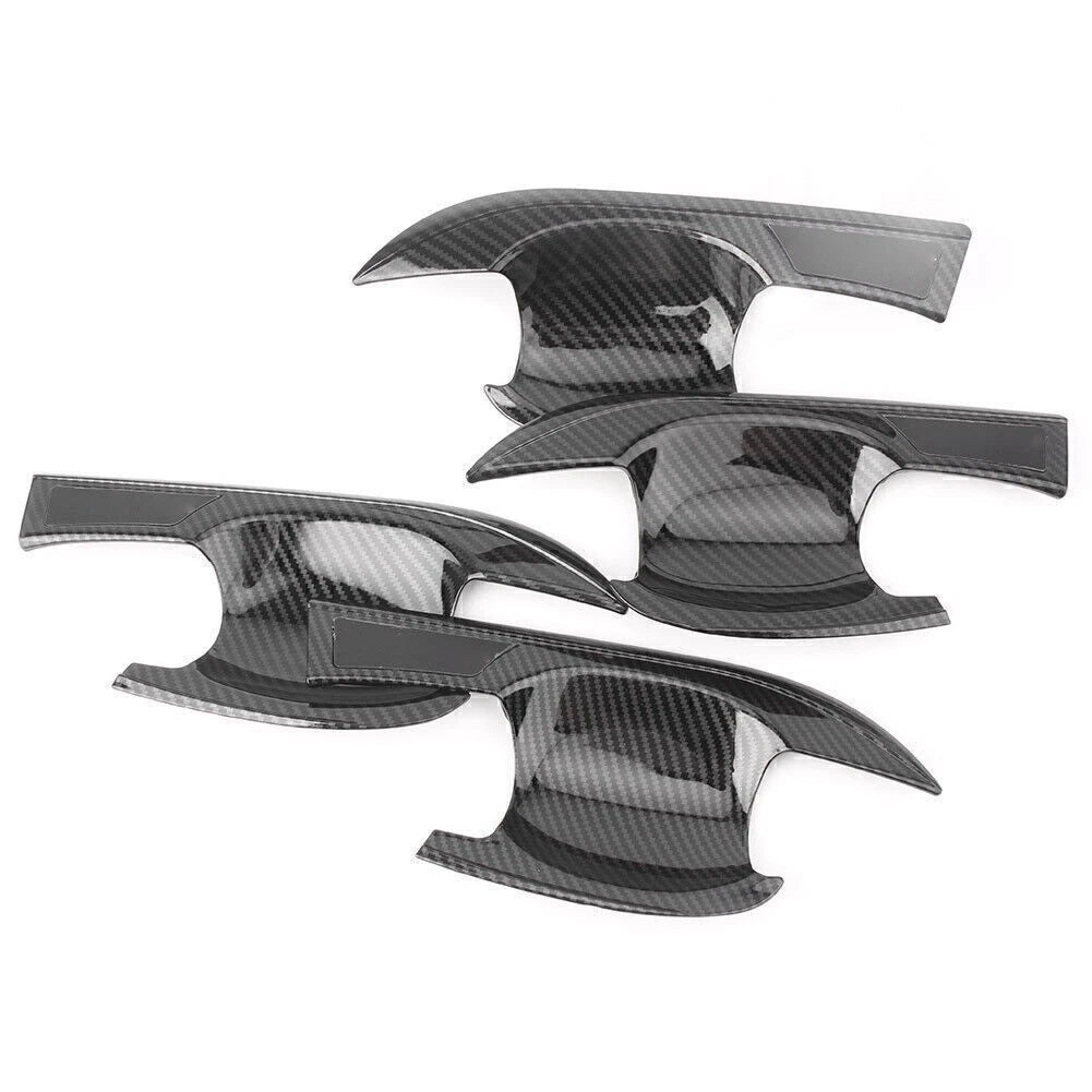 Door Handle Bowl Cover Trim for Mitsubishi Eclipse Cross (2018) Carbon Style
