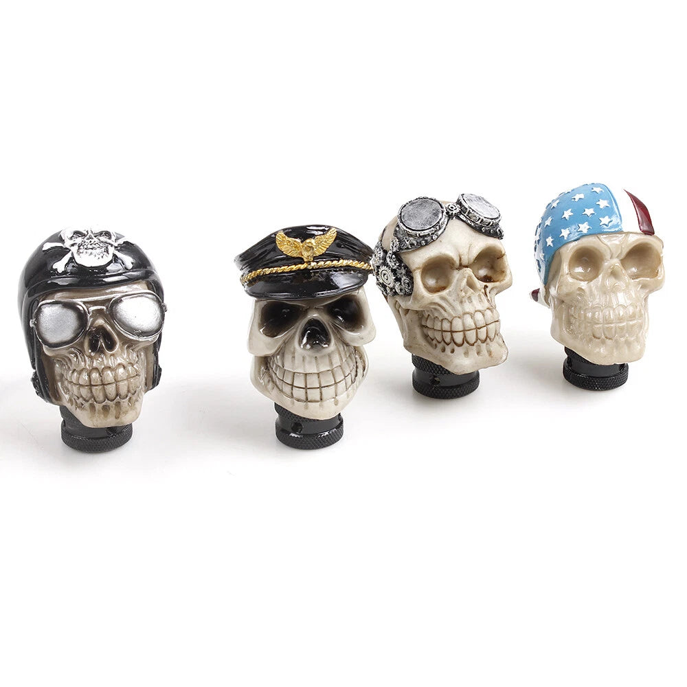 Skull Head Manual Gear Shift Knob for Universal Fit