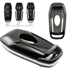 Glossy Black Smart Remote Key Fob Shell Cover for Ford Lincoln (2015–2019)