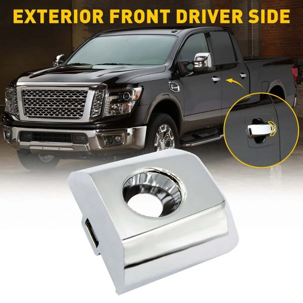 Left Driver Door Key Bezel Handle Cover for Nissan Titan (2004–2018) 80647ZC00A