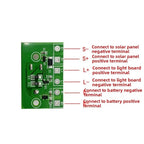 LED Controller PCB for Solar Powered Flame Light (B/7.2)