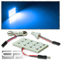 T10 5050 194/168/W5W 12-SMD Bright Blue LED Interior Dome Light Bulb