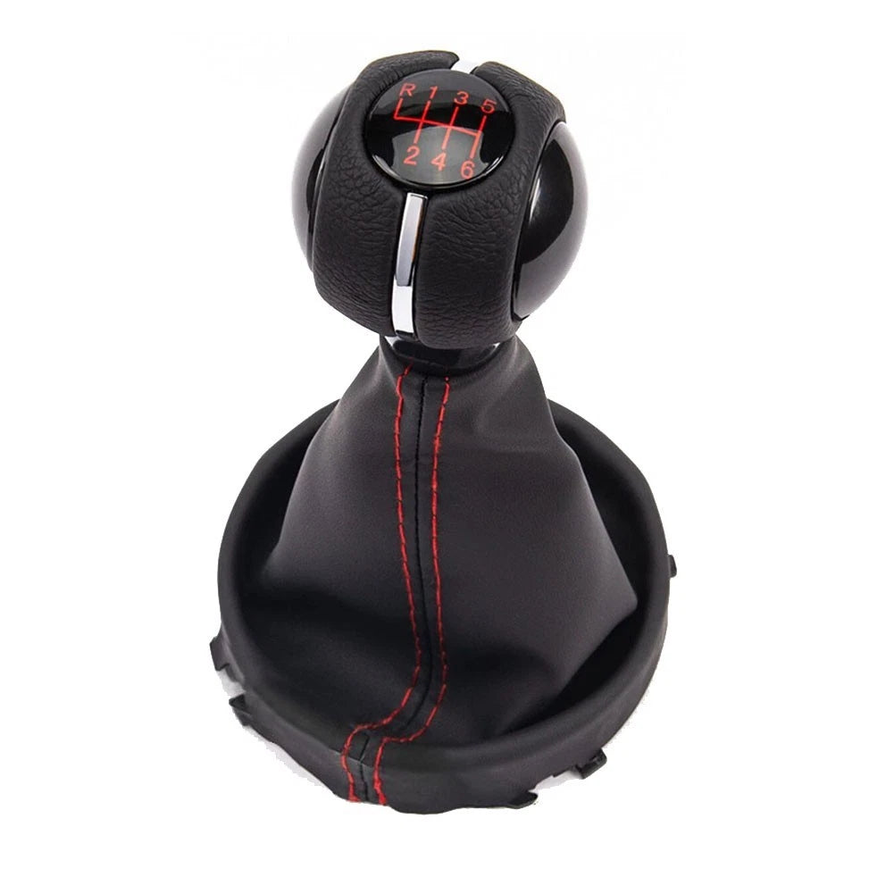 Gear Shift Knob Boot for MINI Cooper F54 F60 (2014–2023) Red Rubber